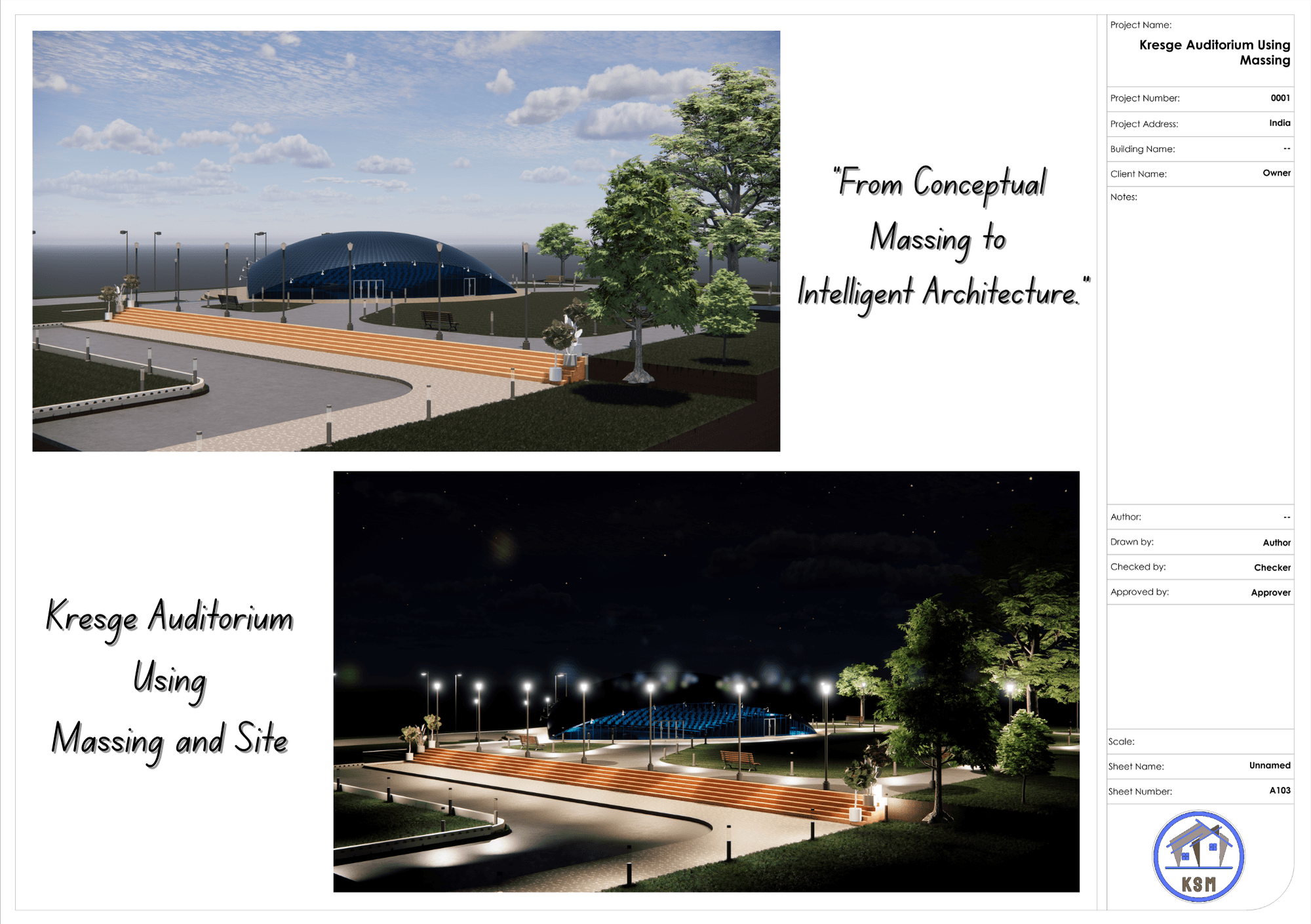 Kresge Auditorium Using Massing & Site