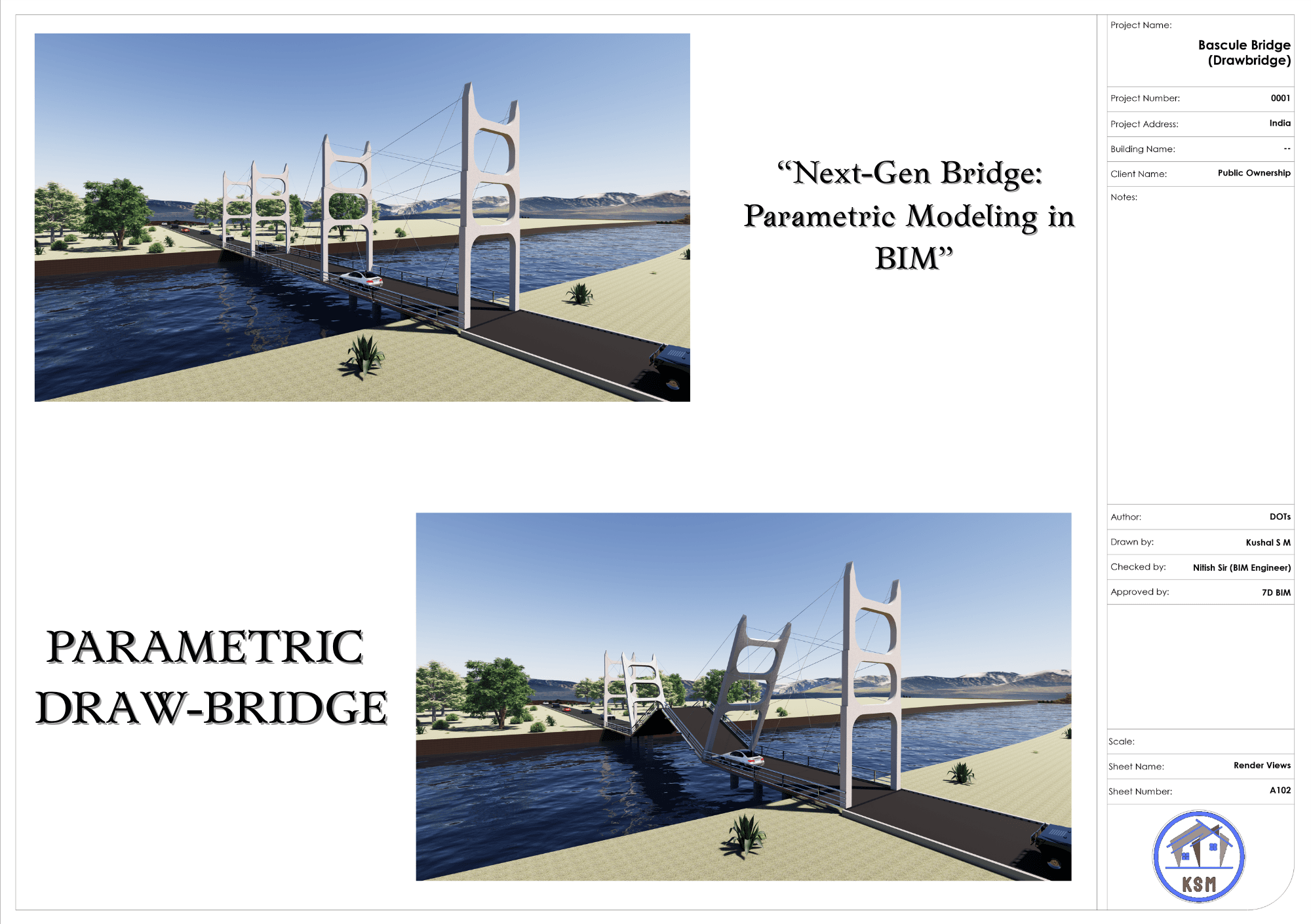 Parametric Drawbridge – Revit Model